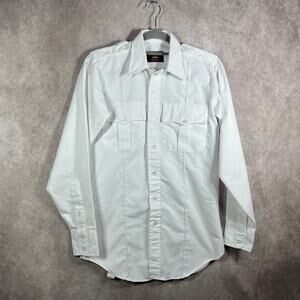 Southeastern Code 3 Dress Shirt Mens 14-33 White Button Up‎ Police Utility USA